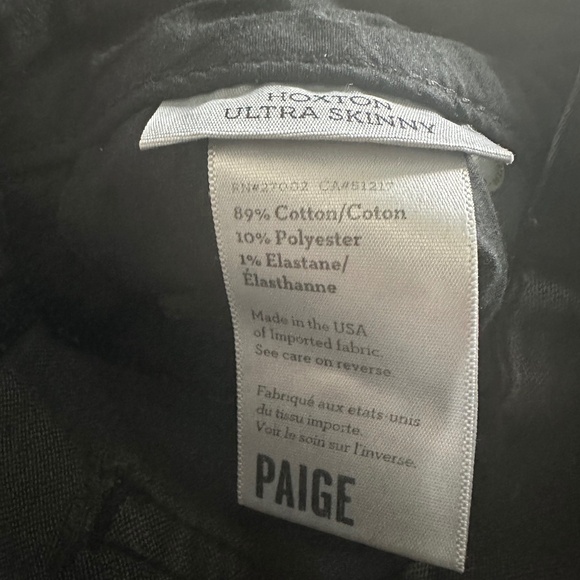 Paige Denim - Hoxton Ultra Skinny in Grey Peaks - Size 25 - Picture 4 of 9